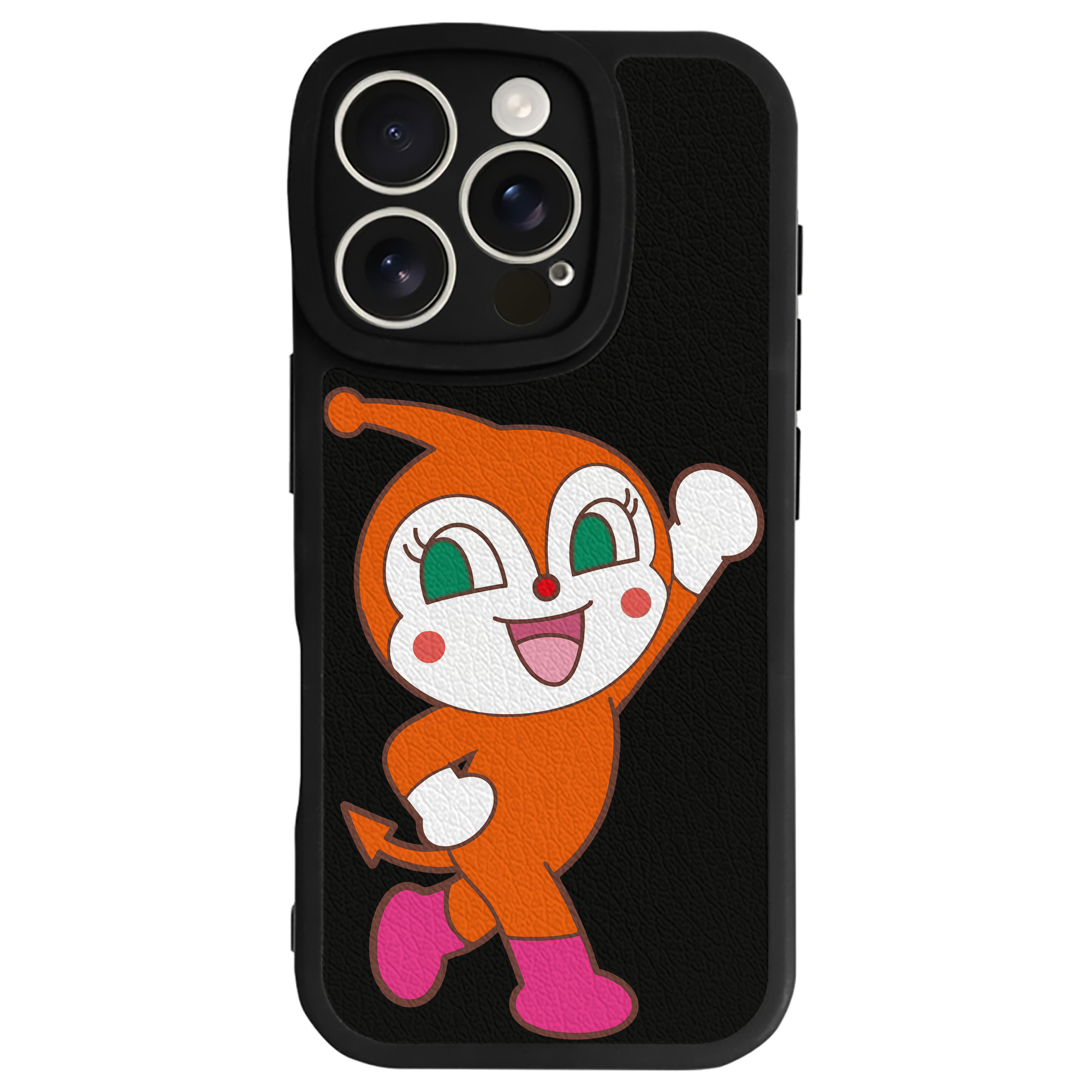 （画像用） アンパンマン Anpanman 【iPhone 16シリーズ対応】シリコンスマホケース（レザー調） 材質：シリコン
